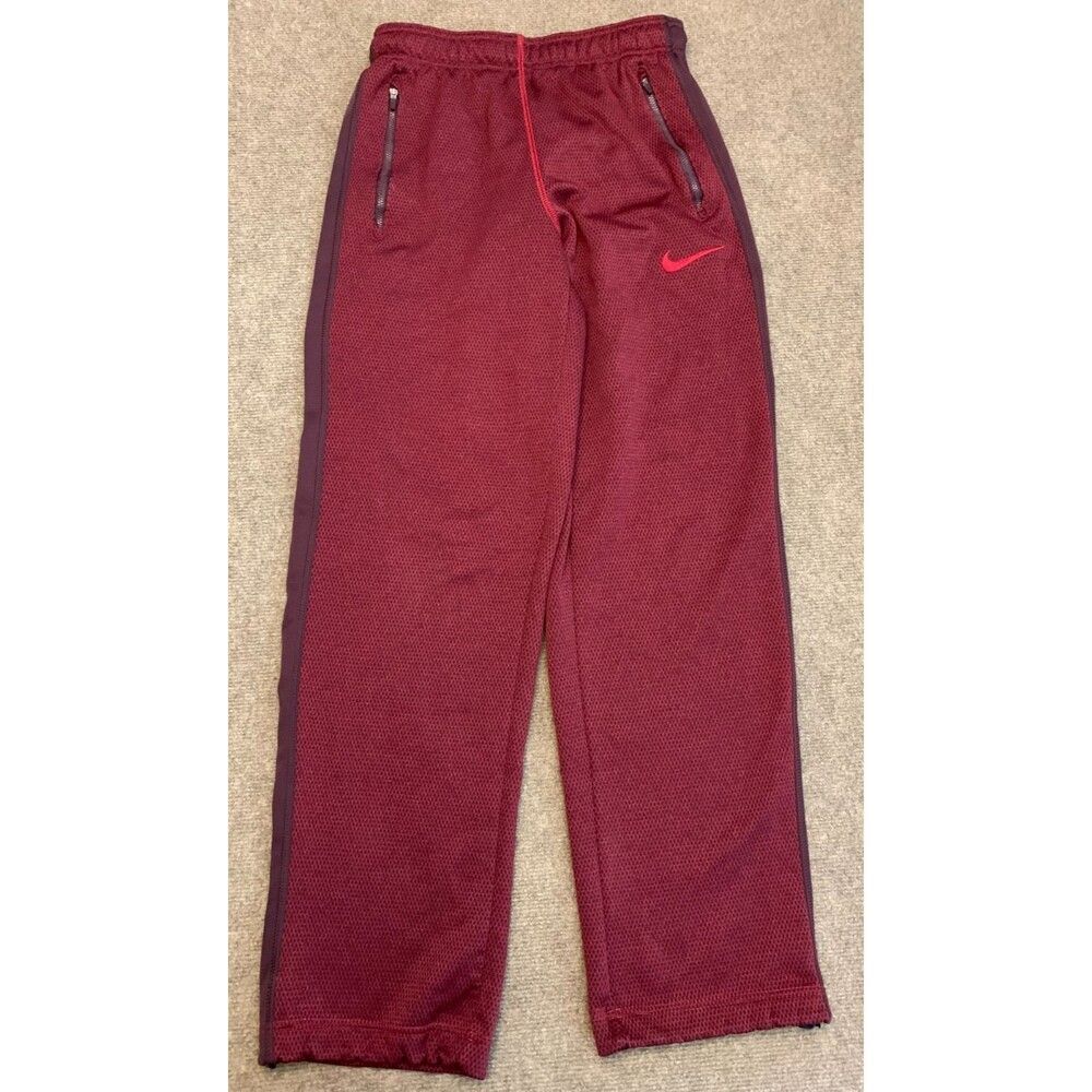 Nike Pants Mens S Therma-Fit KO Chainmaille Zip Pockets Training Gym Basketball